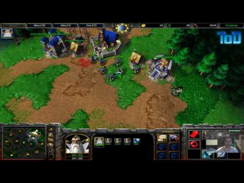 Warcraft III #196 - EZKatker - Human vs Undead (Secret Valley)