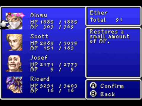 Let's Play Final Fantasy II #37 - In Which Minwu Becomes a God
