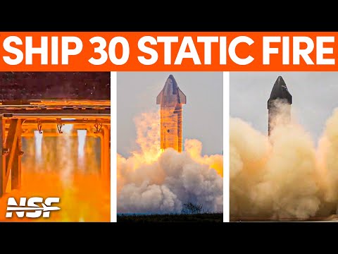Starship 30 Static Fire Test | SpaceX Boca Chica