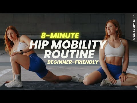 8 Min. Beginner Hip Mobility Routine | Slow | No Equipment, Follow Along | Mobility Workout