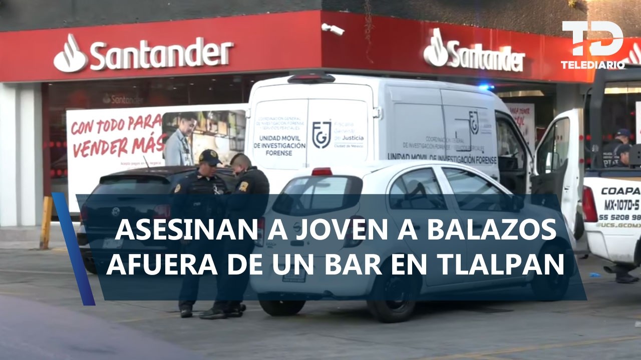 Joven es asesinado a balazos afuera del bar Terraza Paraíso en Tlalpan