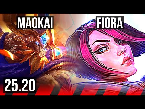 MAOKAI vs FIORA (TOP) | KR Diamond | 25.20