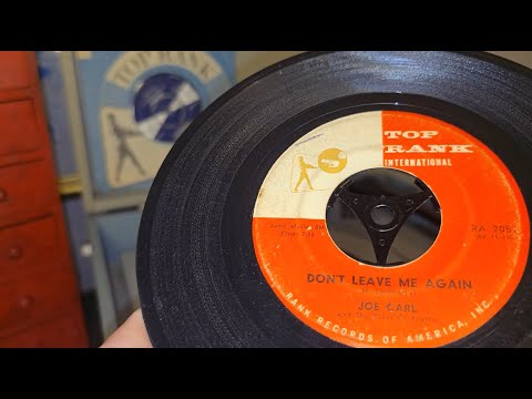 Don't Leave Me Again ~ Joe Carl & The Dukes Of Rhythm ~ 1960 Top Rank 45rpm ~ Dansette Viva Player