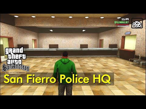 San Fierro Police HQ hidden interiors | GTA: San Andreas - Definitive Edition