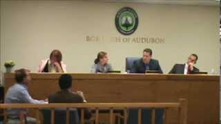 preview picture of video 'Audubon Borough Commissioners Meeting December 26, 2013'