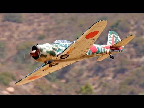 Giant Scale Nakajima Ki-43 Oscar (Hangar 9) with Saito Radial Engine -- Warbirds & Classics 2021