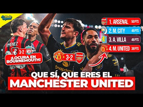 CHM 9X20: EL MAN UNITED ASALTA LA CASA DEL LÍDER Y EL LIVERPOOL SUCUMBE A LA LOCURA DEL BOURNEMOUTH