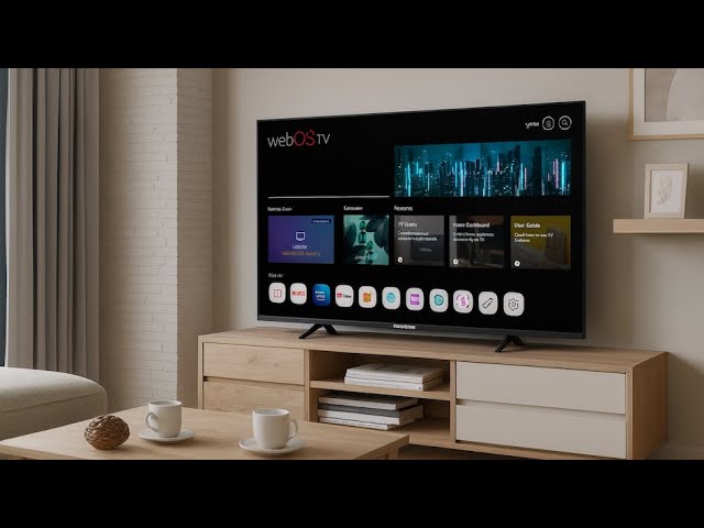 TV Grunkel QLED QLED-5025W 50" 4K UltraHD 60Hz Smart TV WebOS HDR10 USB-PVR video