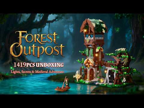Vidéo Lumibricks Middle Ages 12015 : Avant-poste forestier