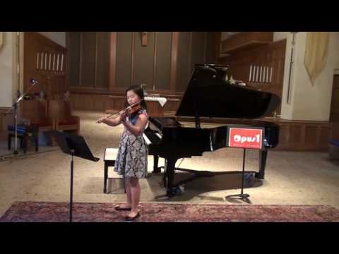 2016 Opus 1 Music Studio Summer Recital - Sophie Gu, Violin
