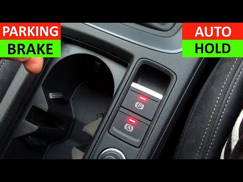 How to use Electronic Handbrake Switch in your Car - Electronic Parking Brake Function and Auto Hold