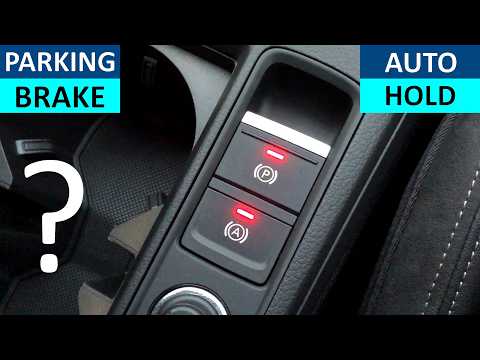 How to use Electronic Handbrake Switch in your Car - Electronic Parking Brake Function and Auto Hold