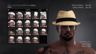 My Way of doing Tattoos in WWE 2k17 : Creation of King Ray
