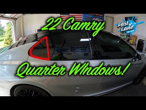2022 Toyota Camry Rear Quarter Window Removal And Tint
