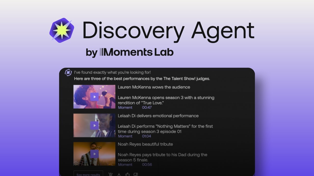 Moments Lab Discovery Agent