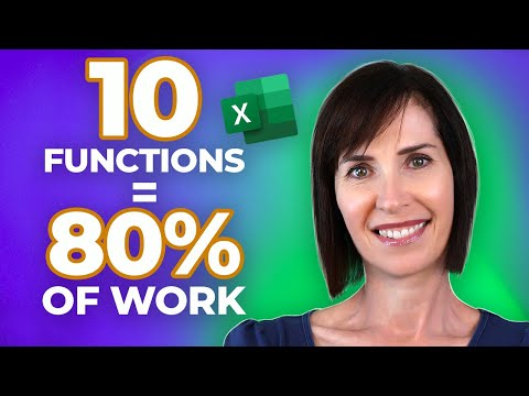 Excel: Learn 80% of Functions in 20 Min Excel: Learn 80% of Functions in 20 Min