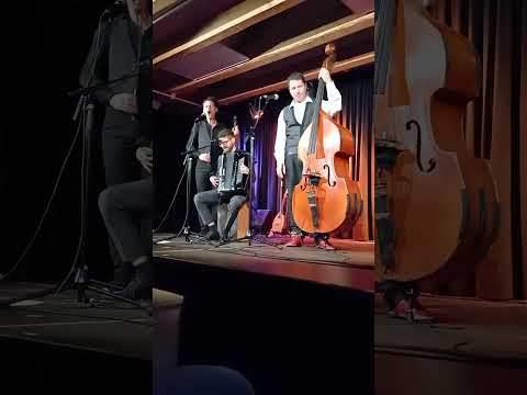 Eine der spannensten Nummern des gestrigen Auftritts des "folksmilch QUARTETTS" war wohl dieser ...