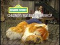 Classic Sesame Street Gordon Relaxes With Barkley 1986