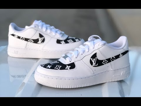 LOUIS VUITTON CUSTOM AIR FORCE 1 | TIMELAPSE