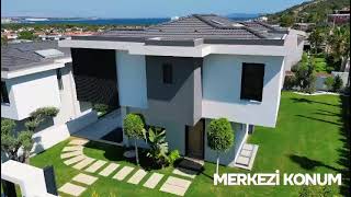 İZMİR ALAÇATI ÇESME PANORAMİK DENİZ MANZARALI SATILIK VİLLALAR