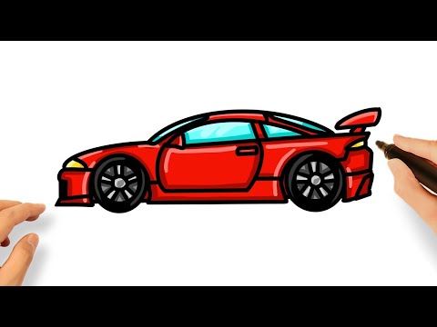 COMMENT DESSINER une VOITURE DE SPORT
