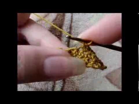 Maranta i szydełko - półsłupki zwykłe