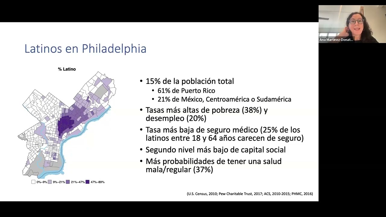 “Desarrollar la capacidad comunitaria para promover la equidad en salud de los latinos”