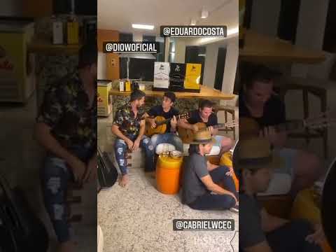 Live de Eduardo Costa e a dupla Weliton Costa e Gabriel. ❤️❤️❤️