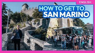 How to Get to SAN MARINO from ITALY via Rimini or Bologna • ENGLISH • The Poor T