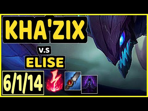 KREOX (KHA'ZIX) vs ELISE - 6/1/14 KDA JUNGLE GAMEPLAY - EUW Ranked GRANDMASTER