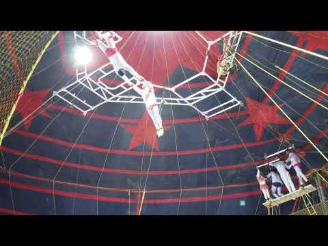 Bombay Circus Stunt  Pune Dec - 2018  Flying On Ropes Too High trapeze