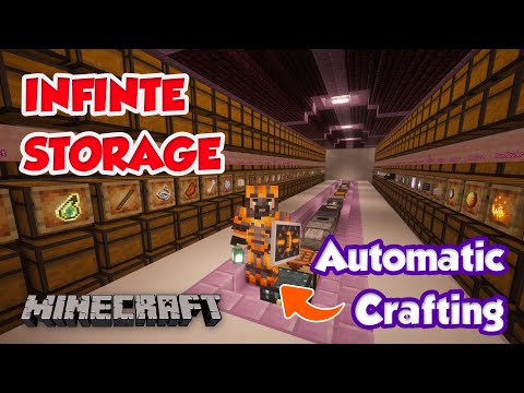 Minecraft Mega Storage, Sort Everything, Infinite Storage for 1.21.11
