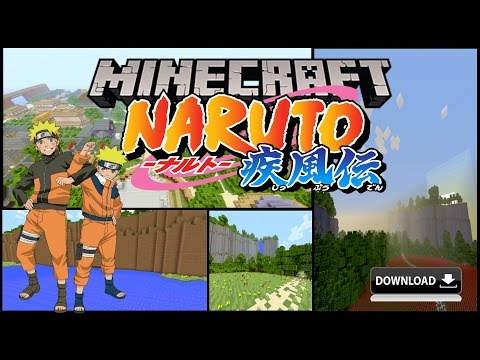 Naruto Minecraft Rpg Adventure Map Pc Ps3 Ps4 Map Minecraft Map