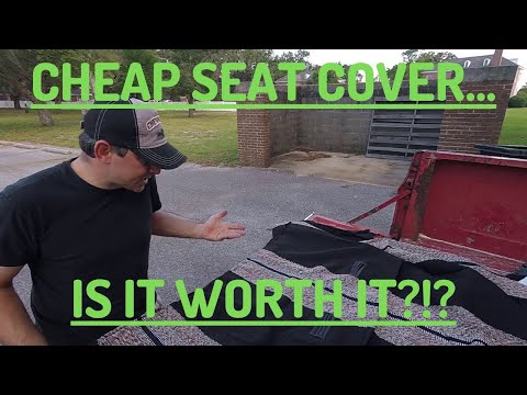 Inexpensive Seat Cover from Amazon?? An honest review and installation!!