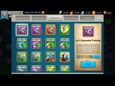 Rok082-VIP13-30M+12M Power - maxed Minamoto, Yi, Aethelflaed - 312 gold head