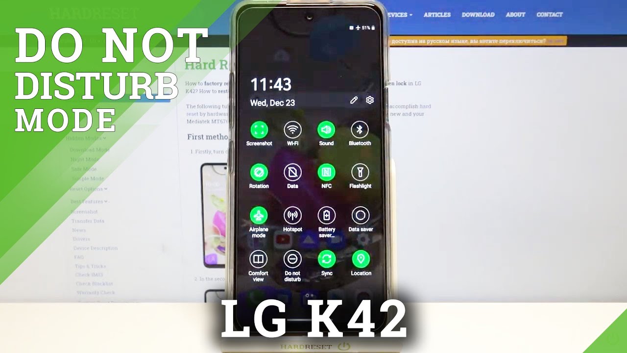 How to Activate DND Mode in LG K42 – Silent Preferences