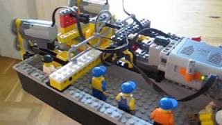 preview picture of video 'Lego boat with outboard motors - Lego Technic'