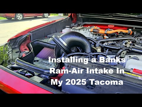 Installing a Banks Ram-Air Intake On My 2025 Toyota Tacoma