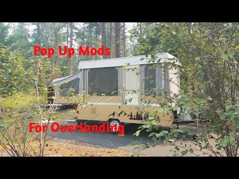 Pop up camper mods for overlanding