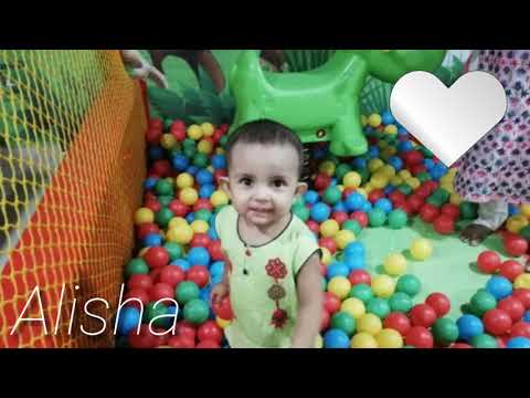 Kids playing video - Alveena and Alisha