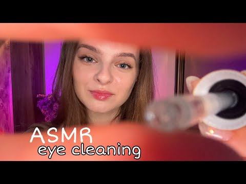 ASMR Eye Cleaning👀💧The Best Visual Trigger 