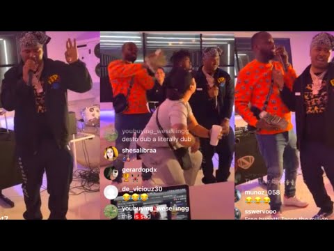 Drakeo The Ruler & Stinc Team Perform  Betchua At Kick Cannon Studio