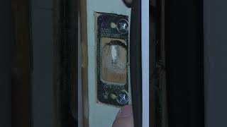 Door not closing right? Try this quick & easy adjustment! #thefixer #diy #homeimprovement