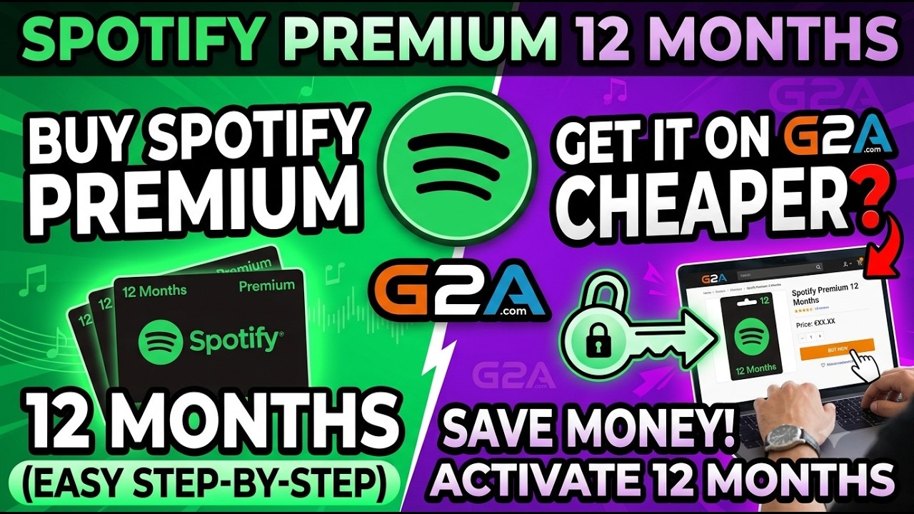 How to Buy Spotify Premium Subscription (12 Months) on G2A 🎵 | Spotify Premium Individual Review