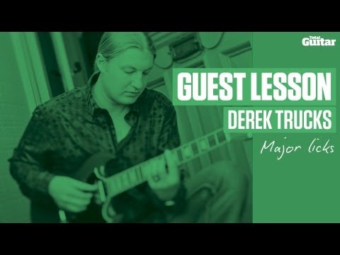 Derek Trucks Guest Lesson - Major licks (TG240)