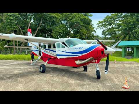 SANSA AIRLINES CESSNA 208 Grand Caravan | San Jose - Tortuguero | Flight Review