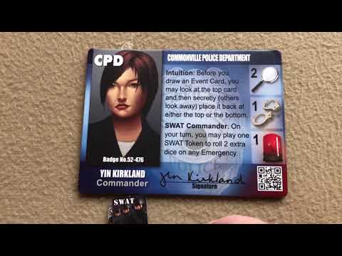 Setup, How To Play, Sample Turns of Police Precinct (Second Edition)