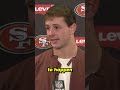 Brock Purdy didn't want to give the ? any chance to win #shorts #49ers