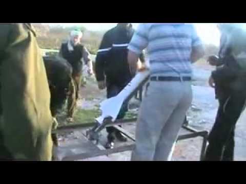 تقرير مرئي عن عملية استهداف بصواريخ محلية الصنع مواقع قوات النظام في مدينة دمشق