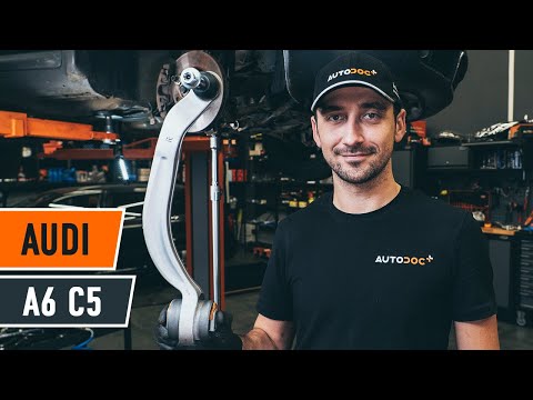 How to change front wishbone on AUDI A6 C5 Avant [TUTORIAL AUTODOC]